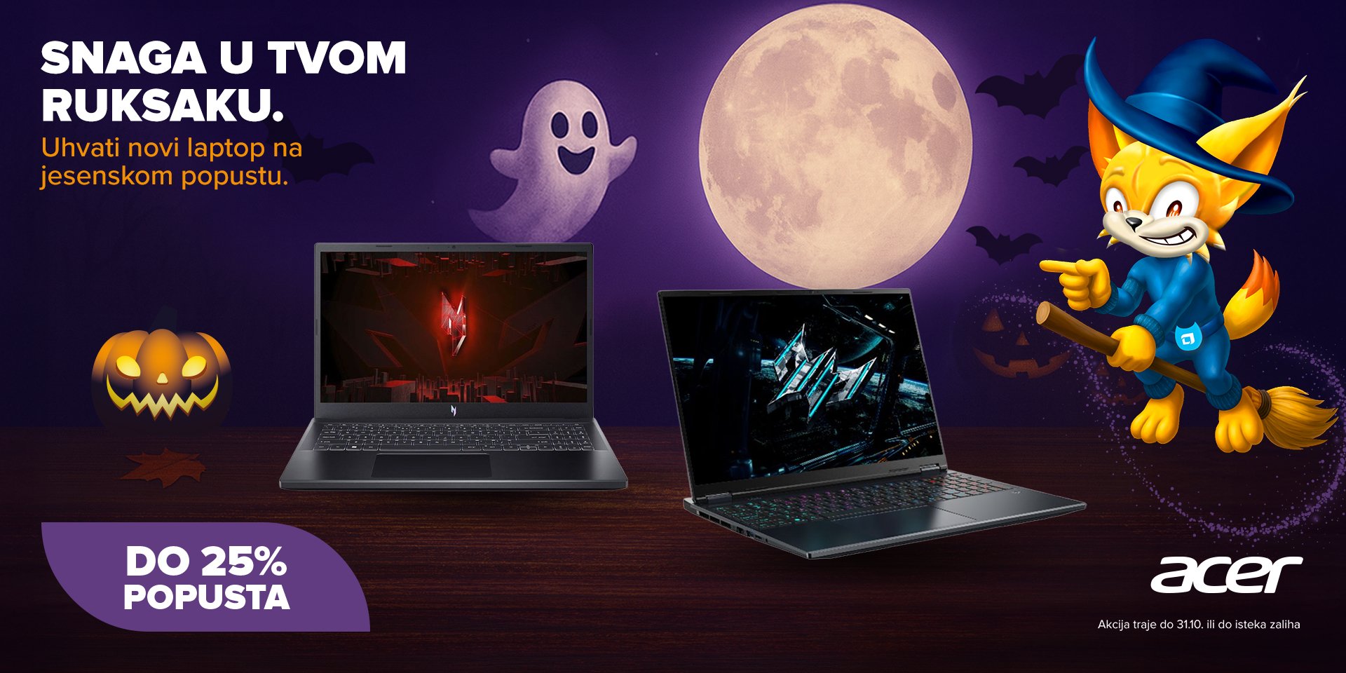 Uhvati novi Acer laptop po promotivnim cijenama!